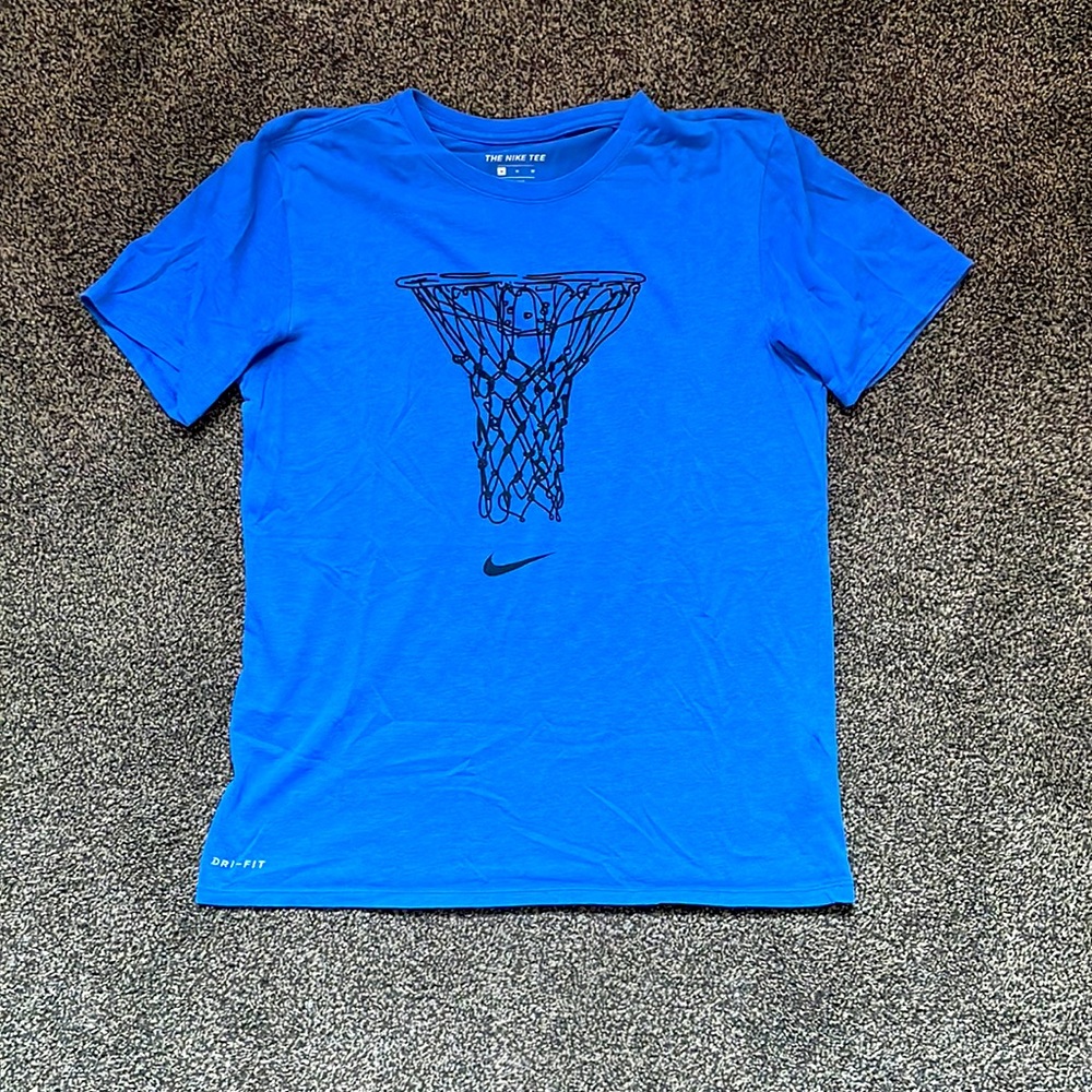 Blue Nike Basketball Tee